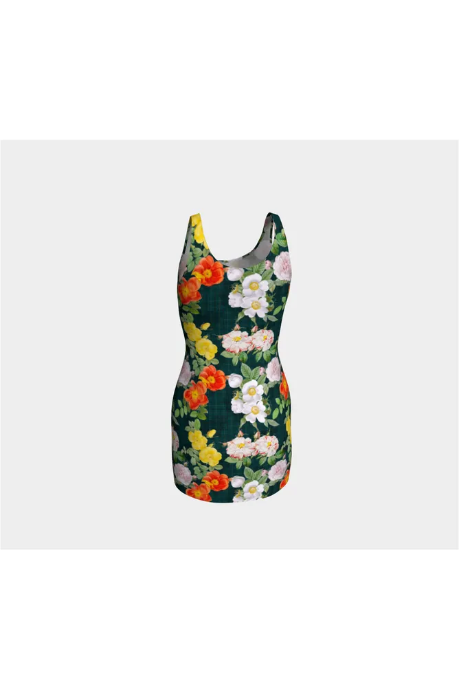 Floral Tattersall Bodycon Dress