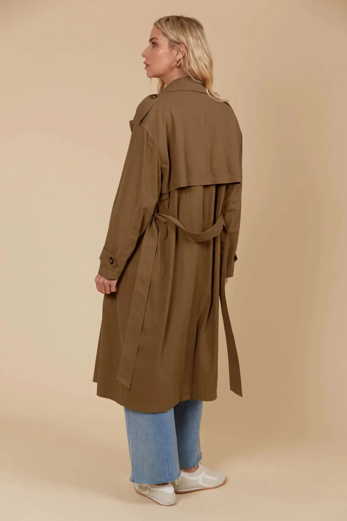 FREYA TRENCH COAT- TOFFEE