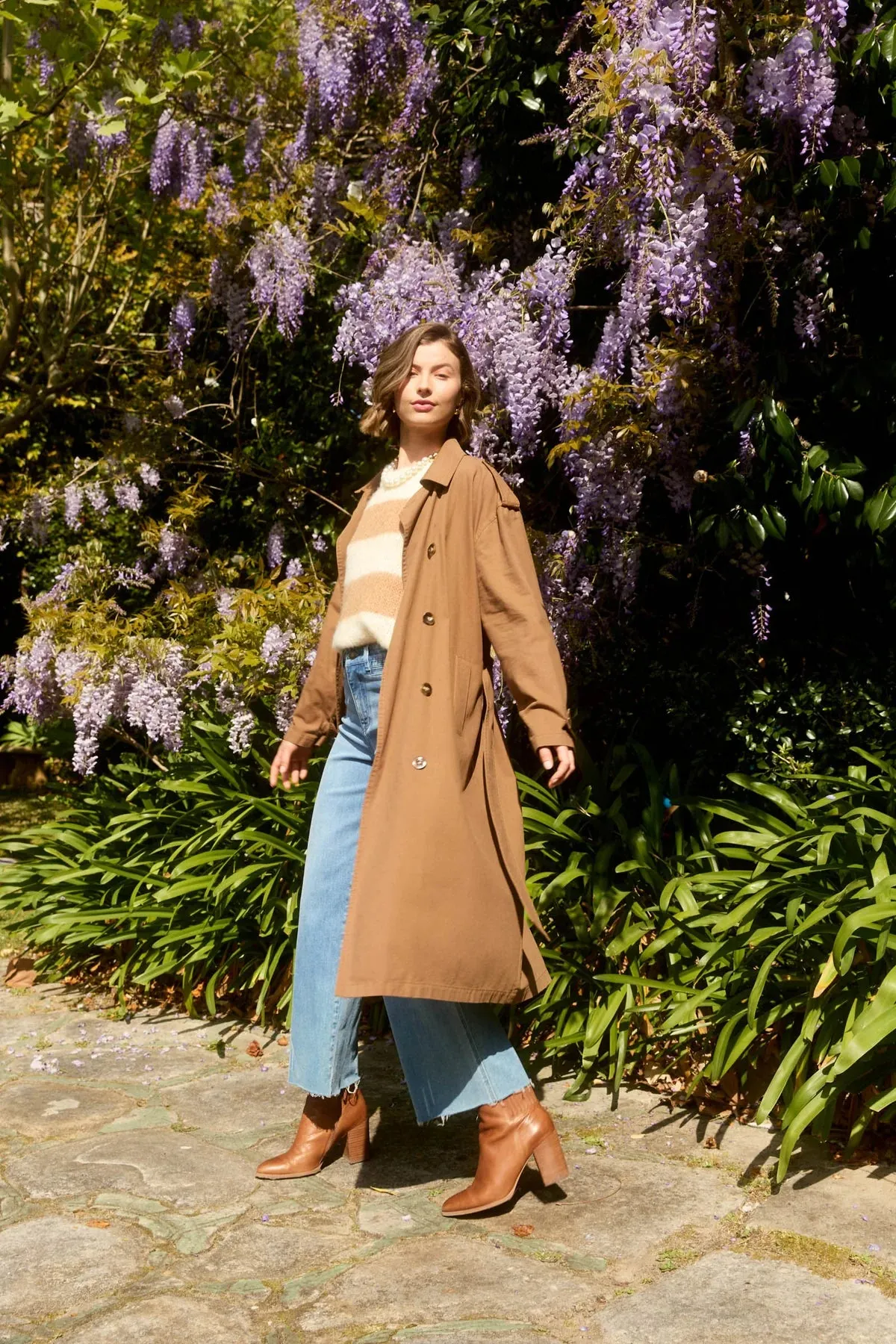 FREYA TRENCH COAT- TOFFEE