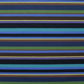 Gall0 stripe cotton knit - violet/blue/brown