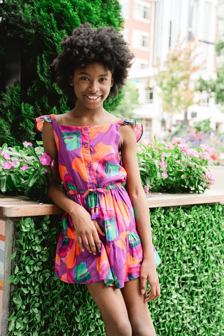Girls Claire Set- Top & Skirt