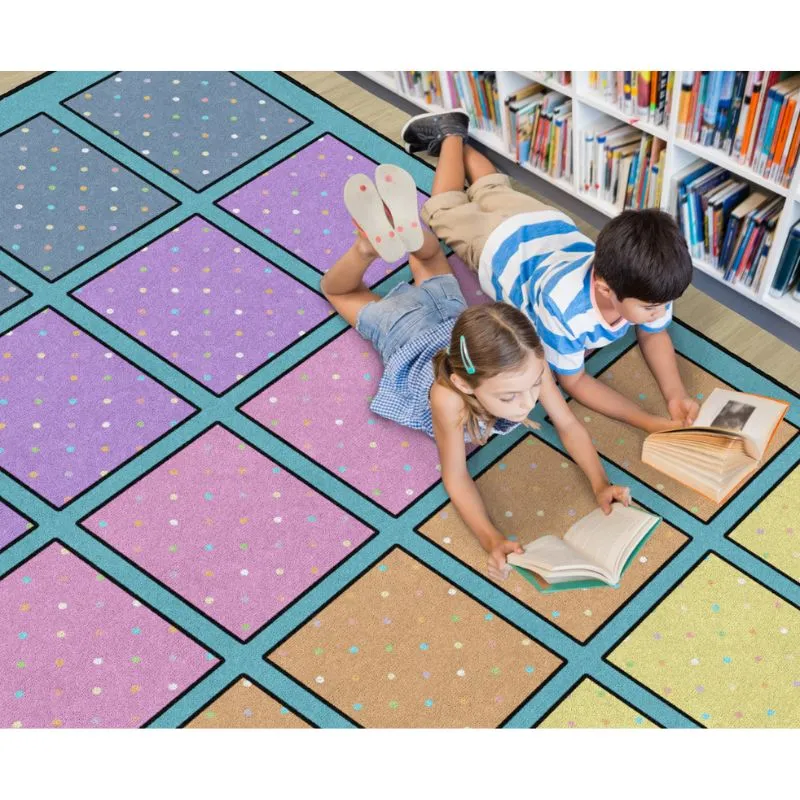 Happy Squares Seating Rug