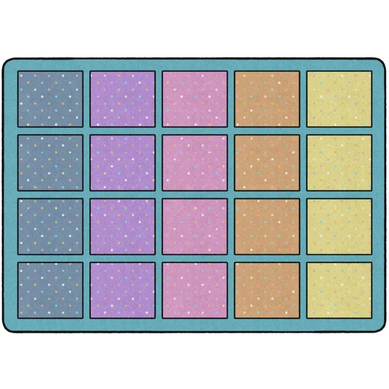 Happy Squares Seating Rug