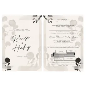 Invitation Card : Monochrome C