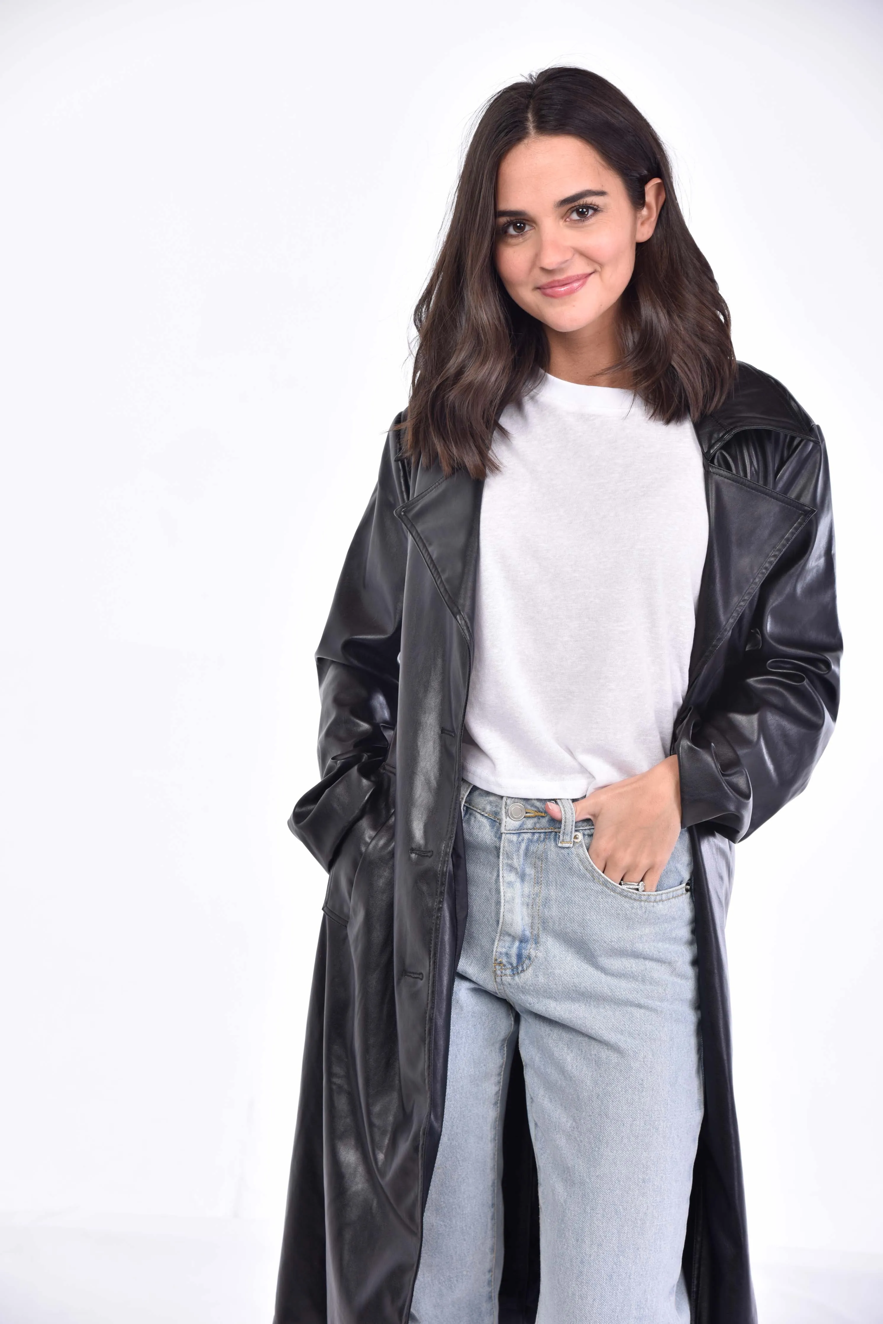 Leather Trench Coat