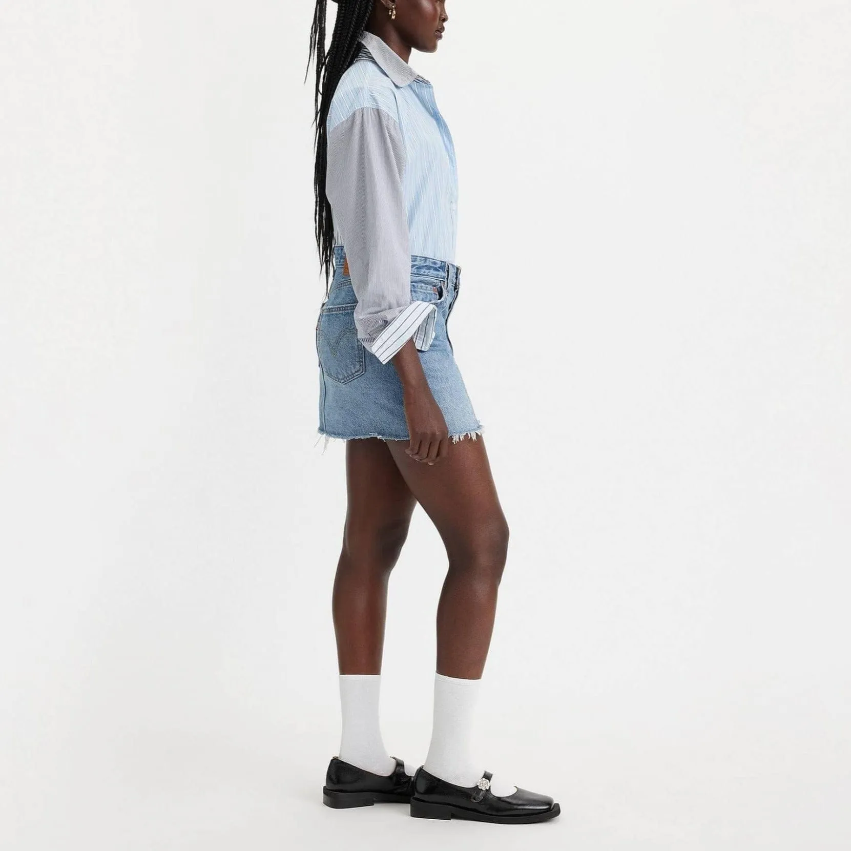 Levi's Recrafted Icon Skirt Novel Notion Skirt in Blue