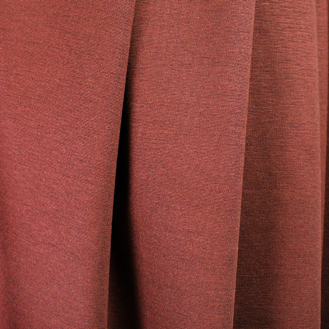 Meet Milk micro-stripe Tencel ponte knit - cider/black