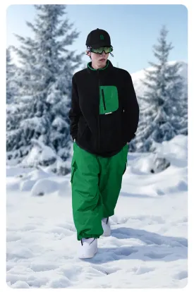 Men Baggy Snowboard Trousers 2024 Outdoor Ski Pants