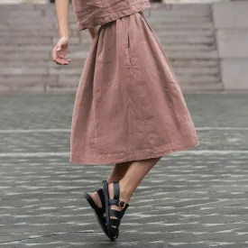 Midi Skirt Sophia Faded Rose