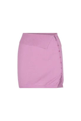 Minogue Knit Mini Skirt // Lilac