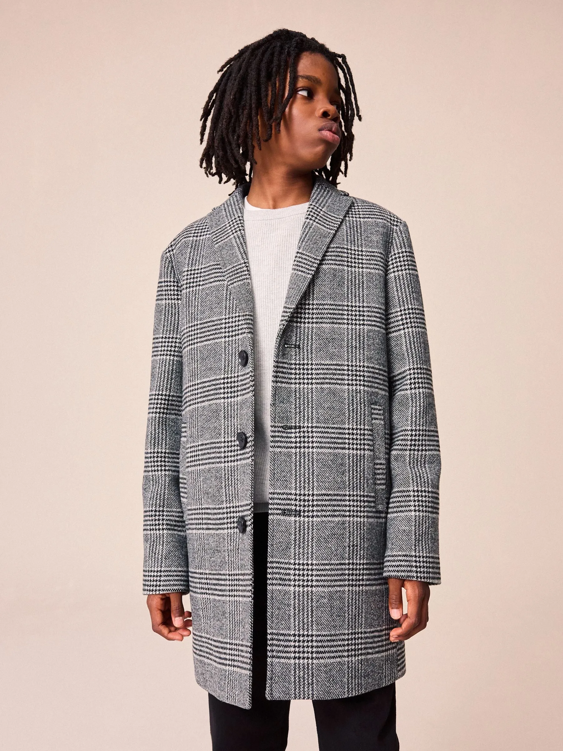 Monochrome Monochrome Overcoat (12mths-16yrs)