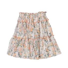 Nueces Love Skirt-Coral Flower