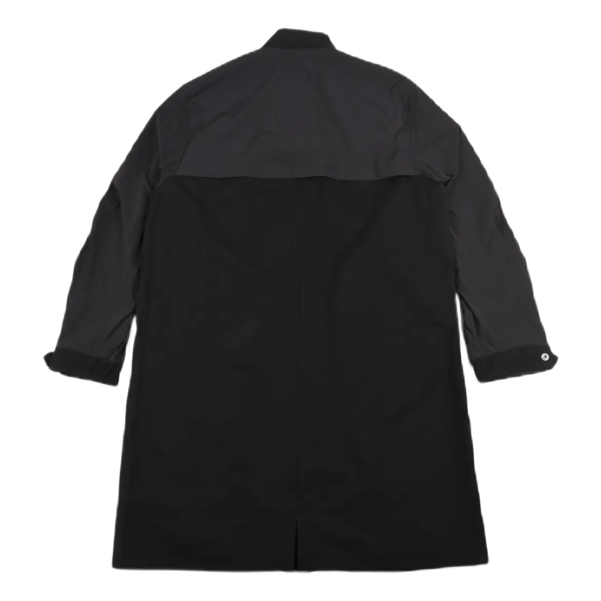 Nylon Mix Parka Black