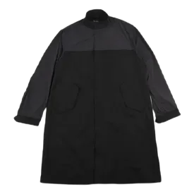Nylon Mix Parka Black
