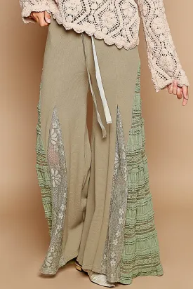 Olive Wide Leg Pant