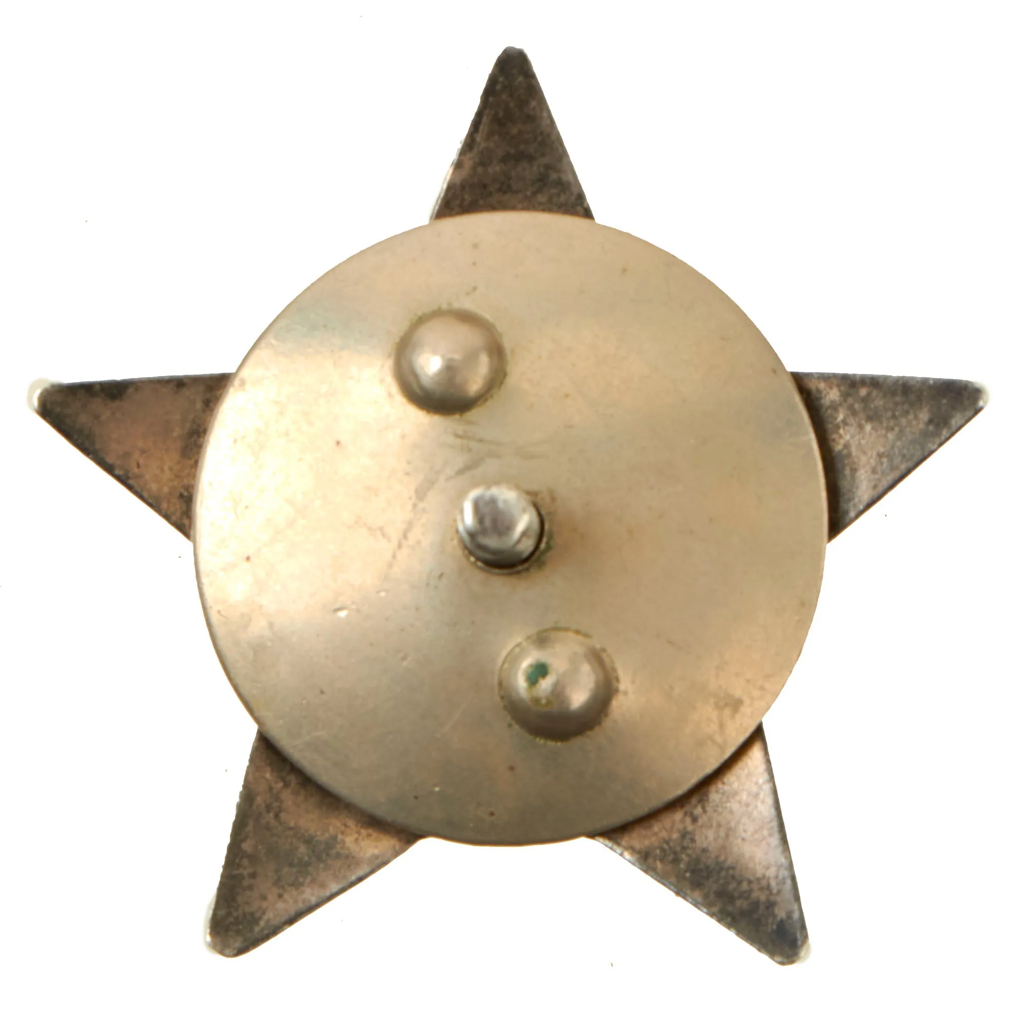 Original Soviet Union WWII Russian Order of the Red Star Medal - Early 1945 Issue - Maker Marked - Serial 1624612