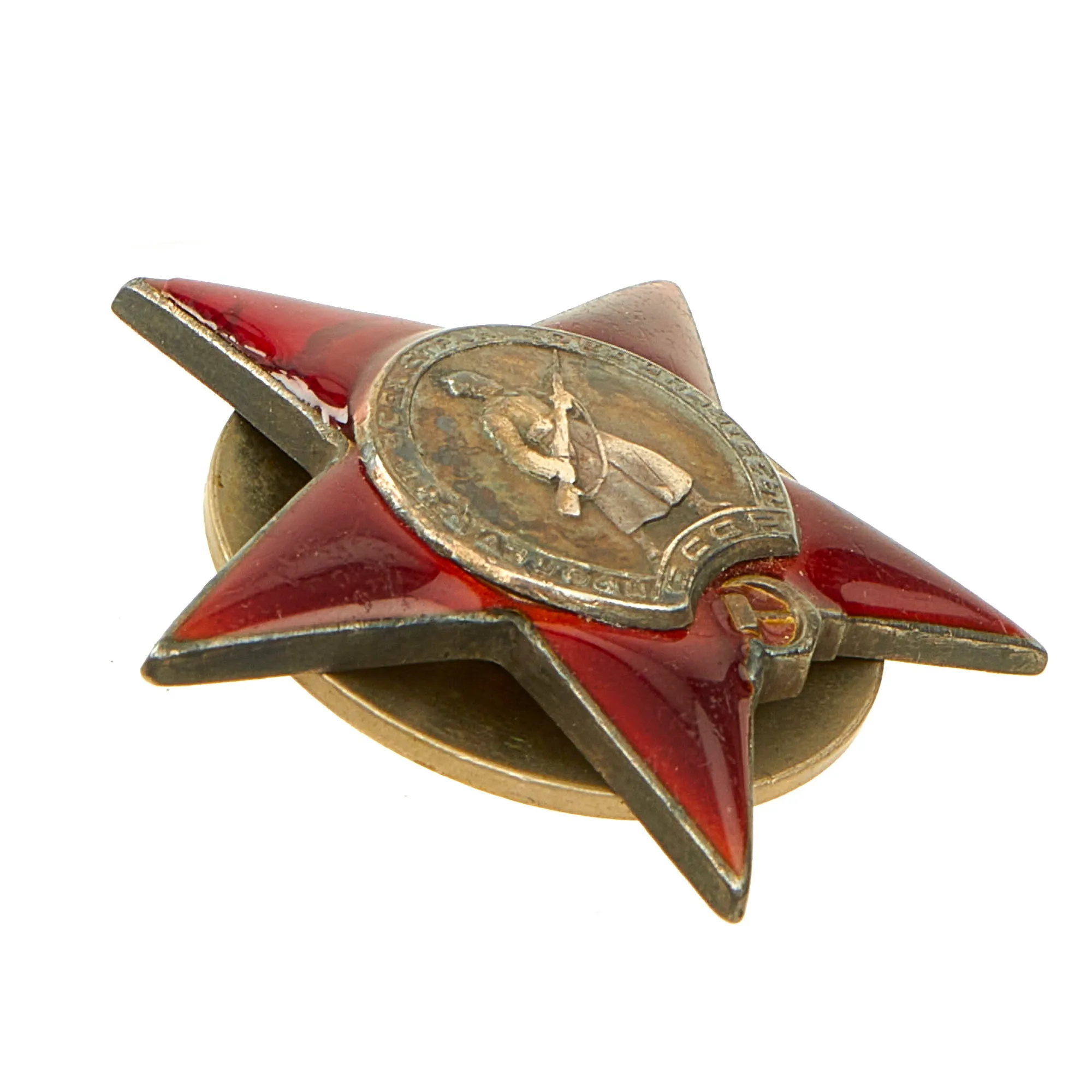 Original Soviet WWII Order of the Red Star With Serial 228494 for Usoltsev Sergeevich