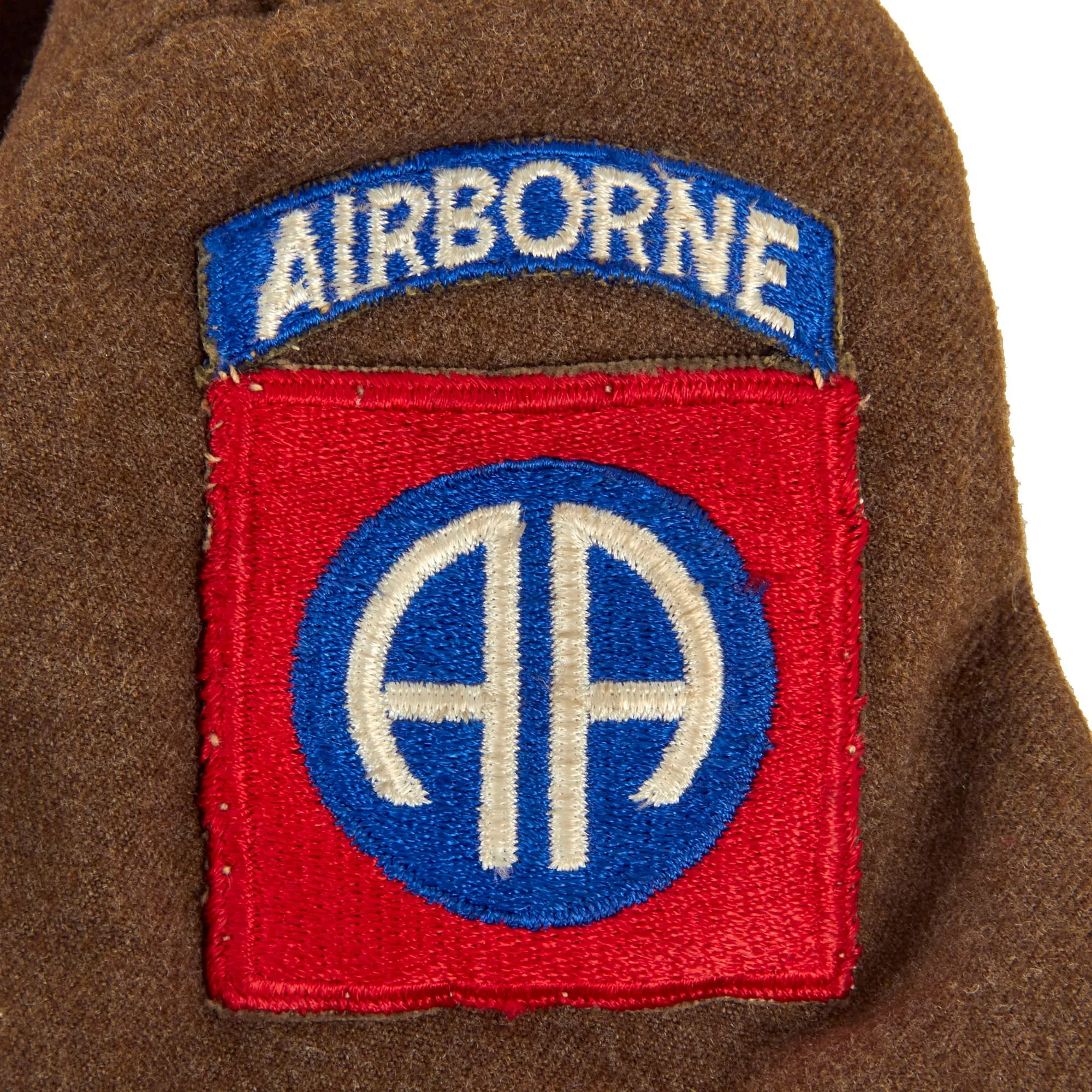 Original U.S. WWII 193rd Glider Infantry Regiment Named Uniforms with Garrison Cap, Jump Boots, Photos, Documents and More - PFC William E. Smith - 17th & 82nd Airborne Division
