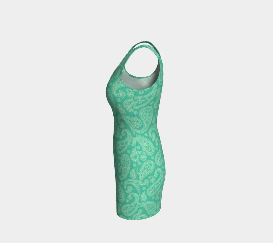 Paisley Planet Bodycon Dress
