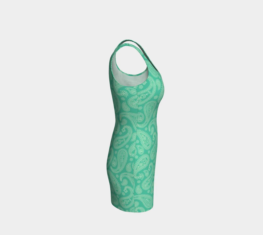 Paisley Planet Bodycon Dress