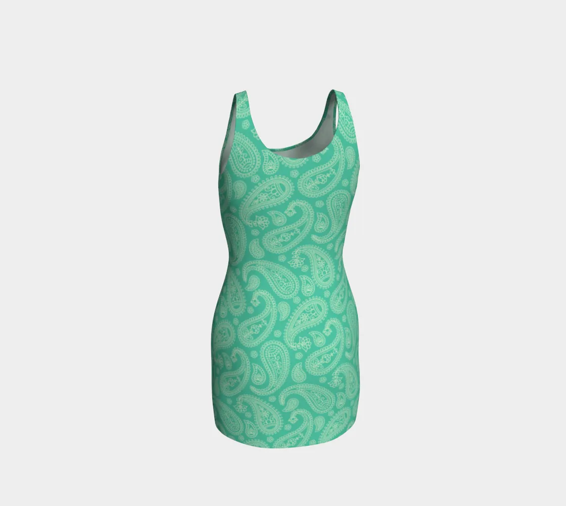 Paisley Planet Bodycon Dress