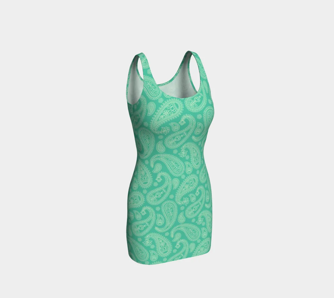 Paisley Planet Bodycon Dress