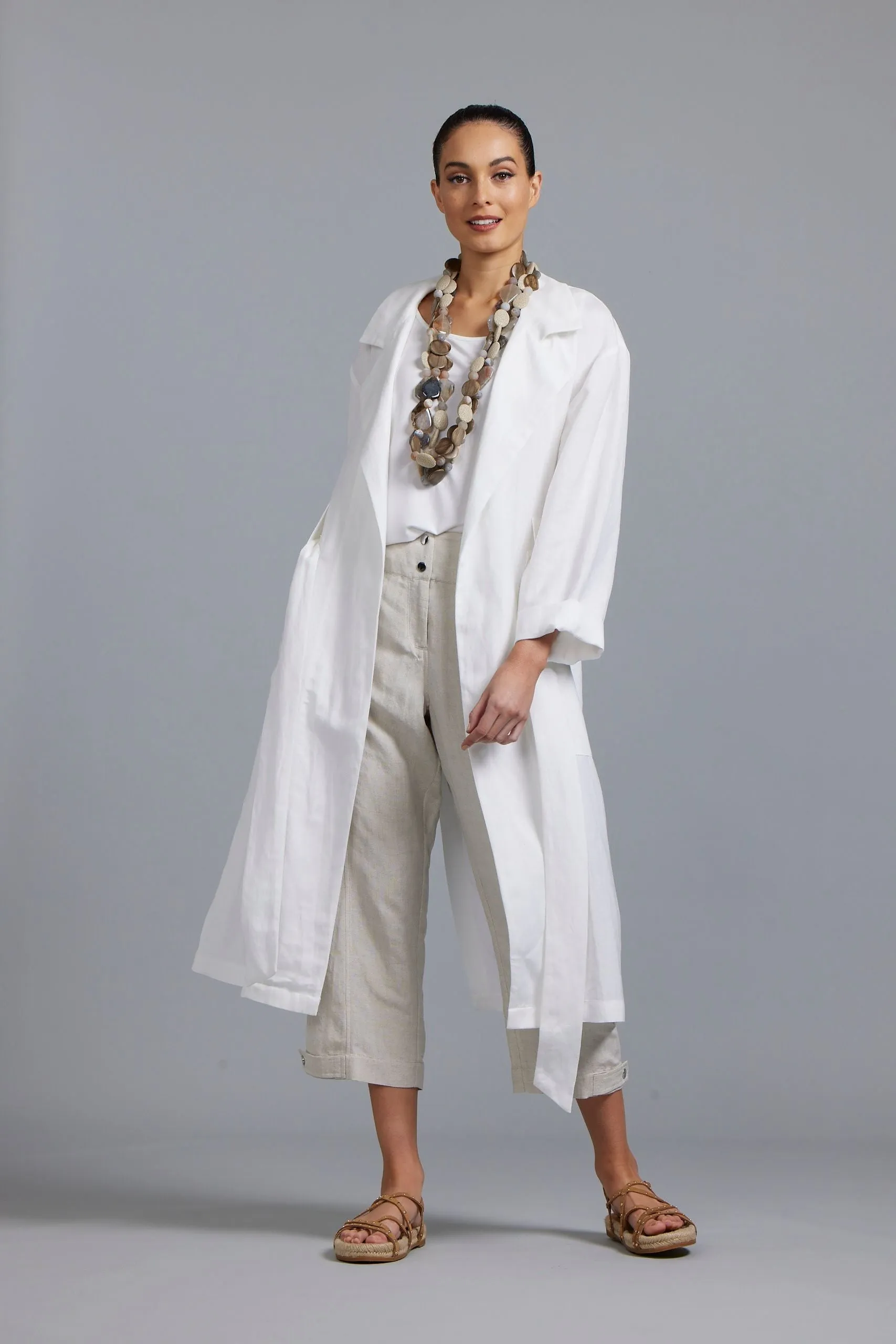 Paula Ryan Washer Linen Duster