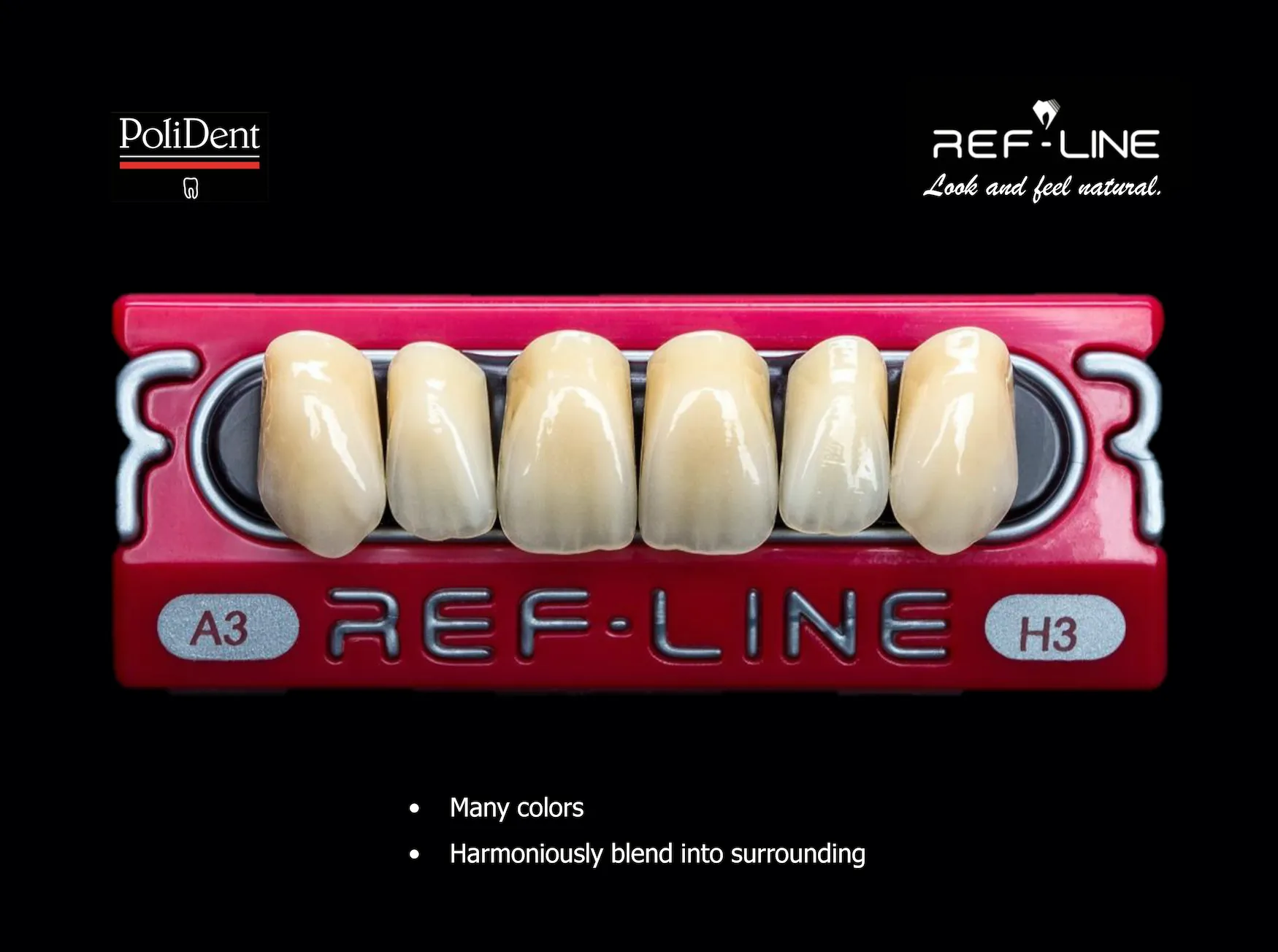 Polident Ref-Line Artificial Teeth Shade A2