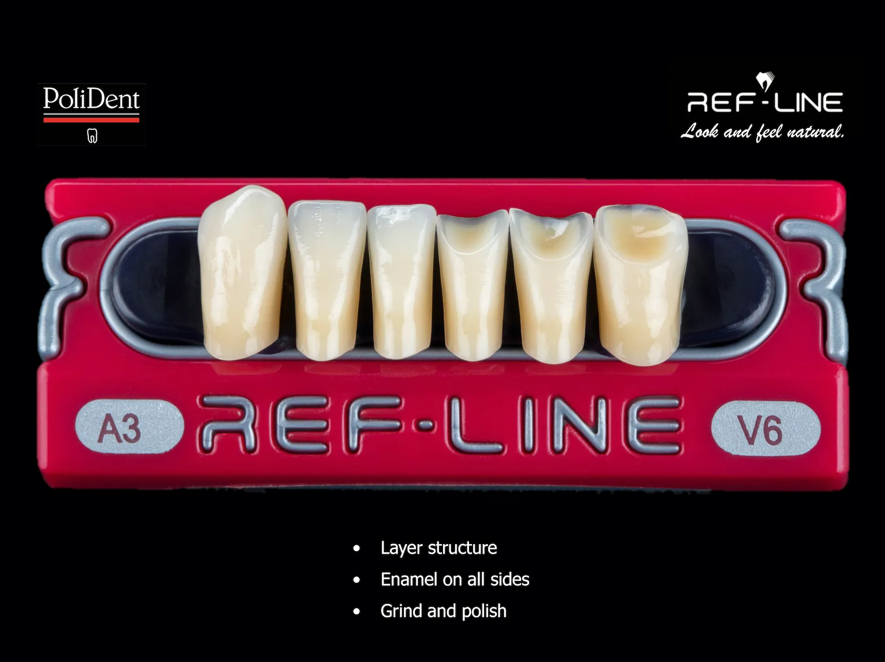 Polident Ref-Line Artificial Teeth Shade D4