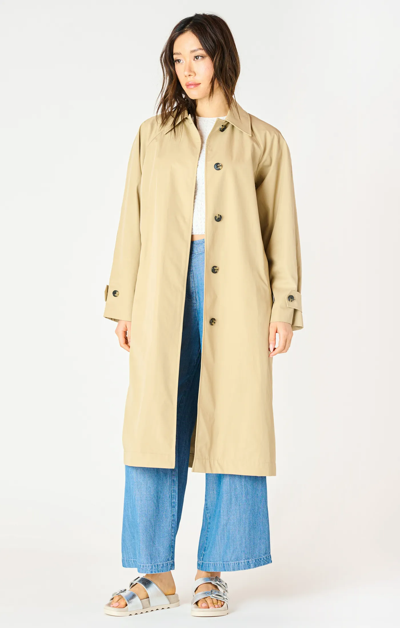 Relaxed Trench Coat | Tan