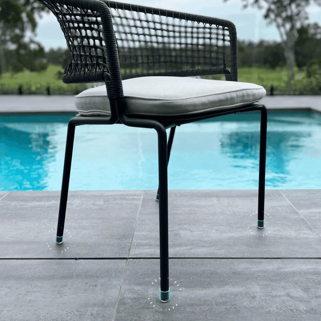 Round Thick Silicone Chair Leg Protector - Outdoor Furniture Protection