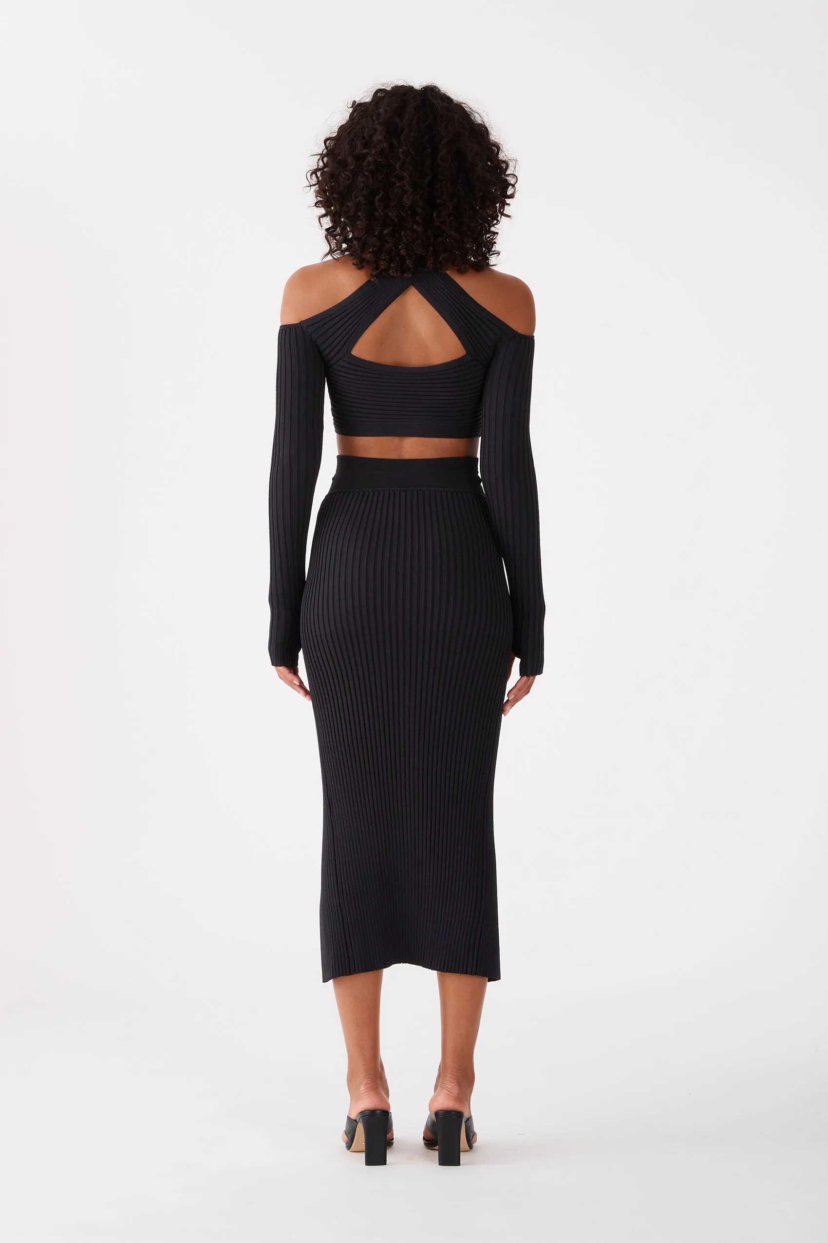 San Sloane Yvonne Skirt Black