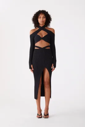 San Sloane Yvonne Skirt Black