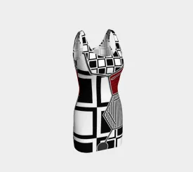 Serotonin Molecular Bodycon Dress