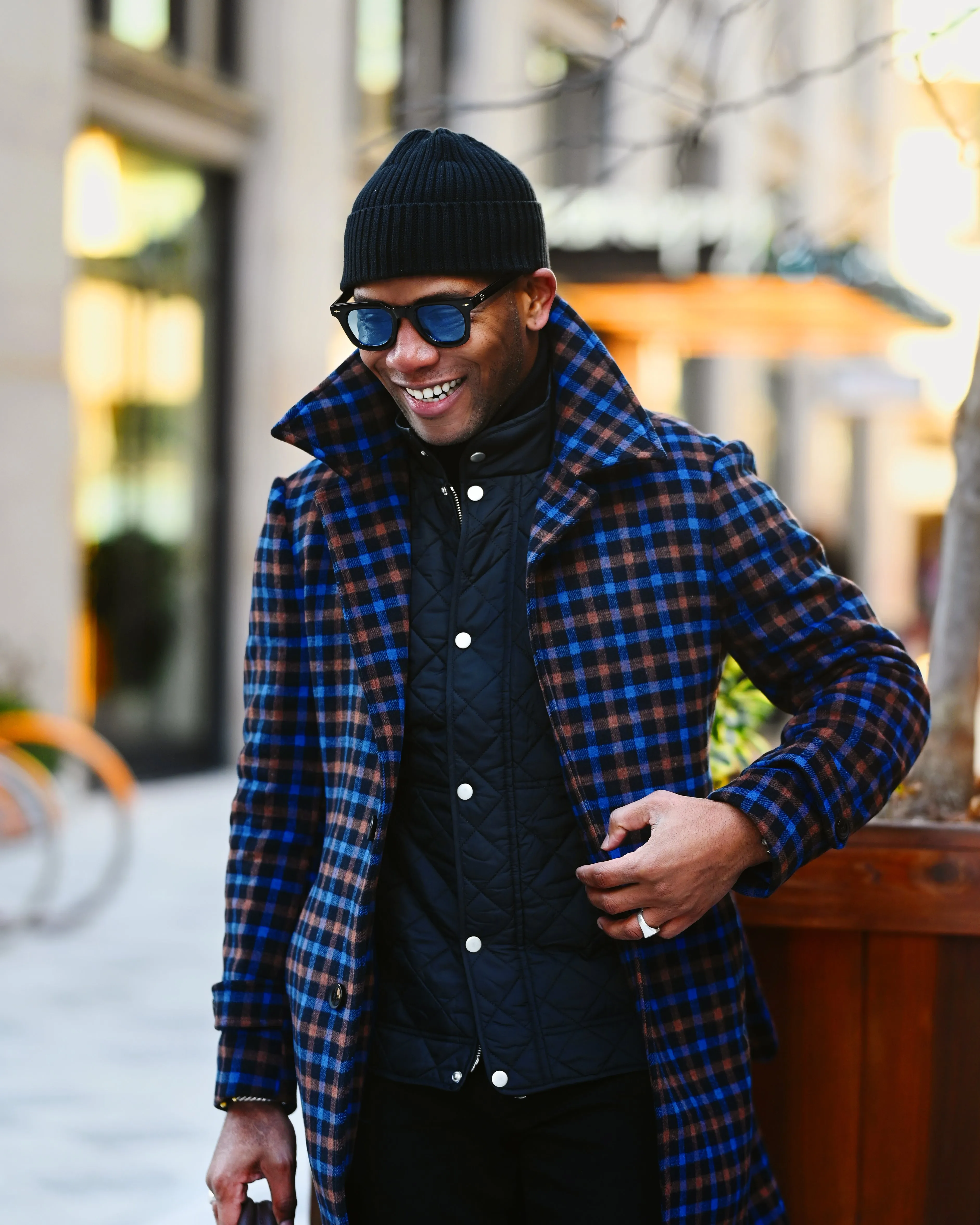 SG Car Coat – Royale   Coffee Plaid