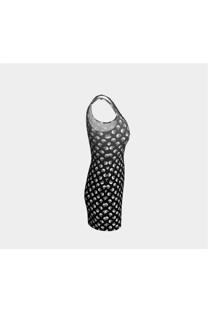 Skull-Ka Dot Bodycon Dress