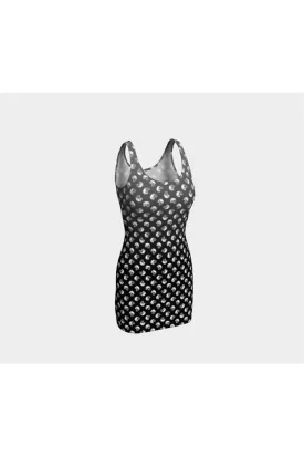 Skull-Ka Dot Bodycon Dress