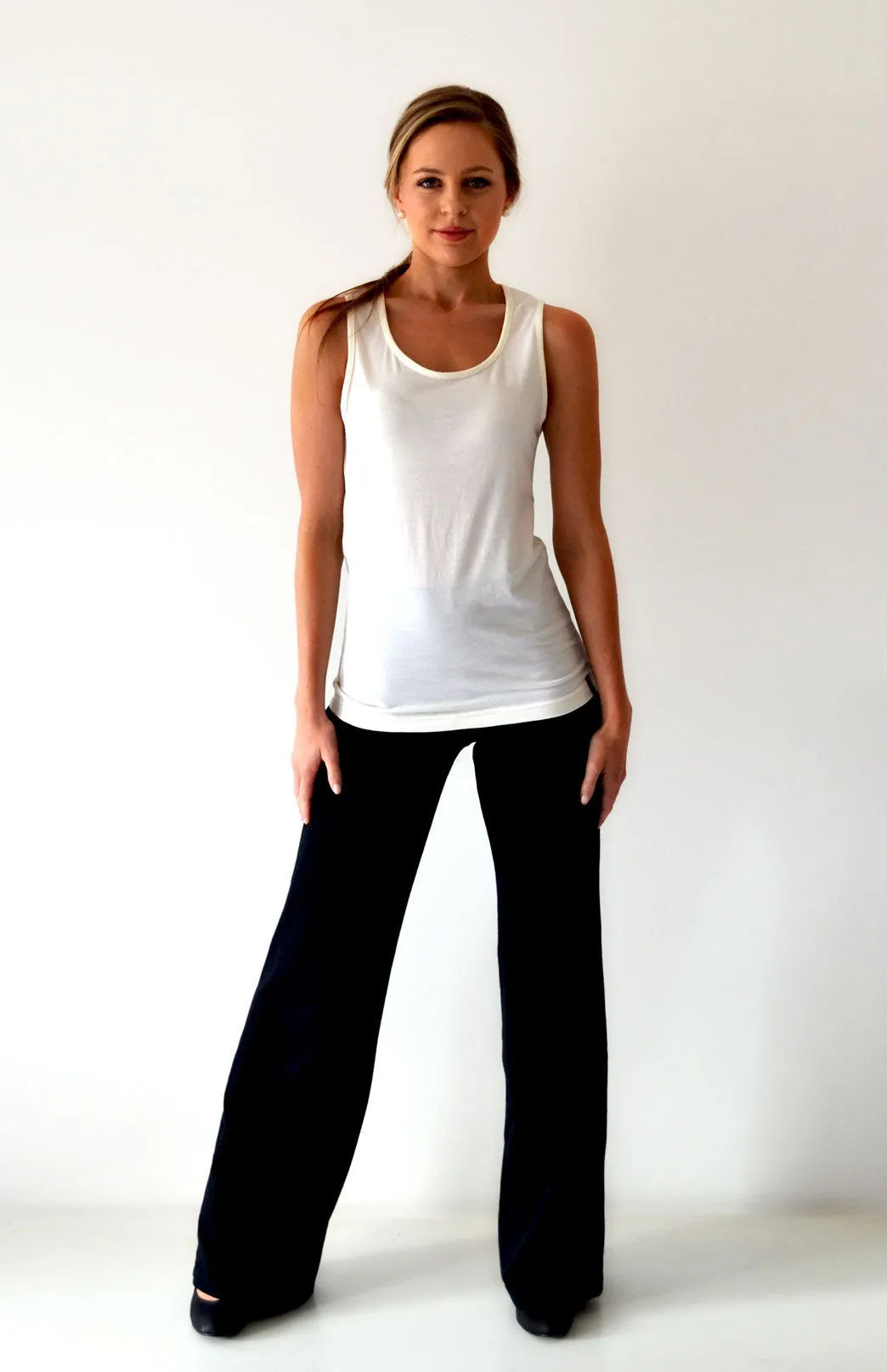 Sleeveless Scoop Top - Jersey