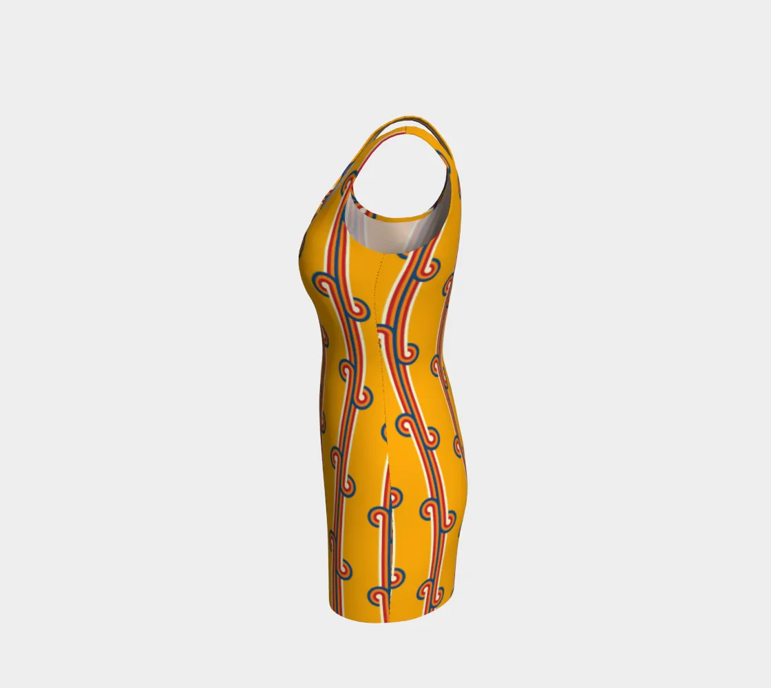 Spectral Beanstalk Bodycon Dress