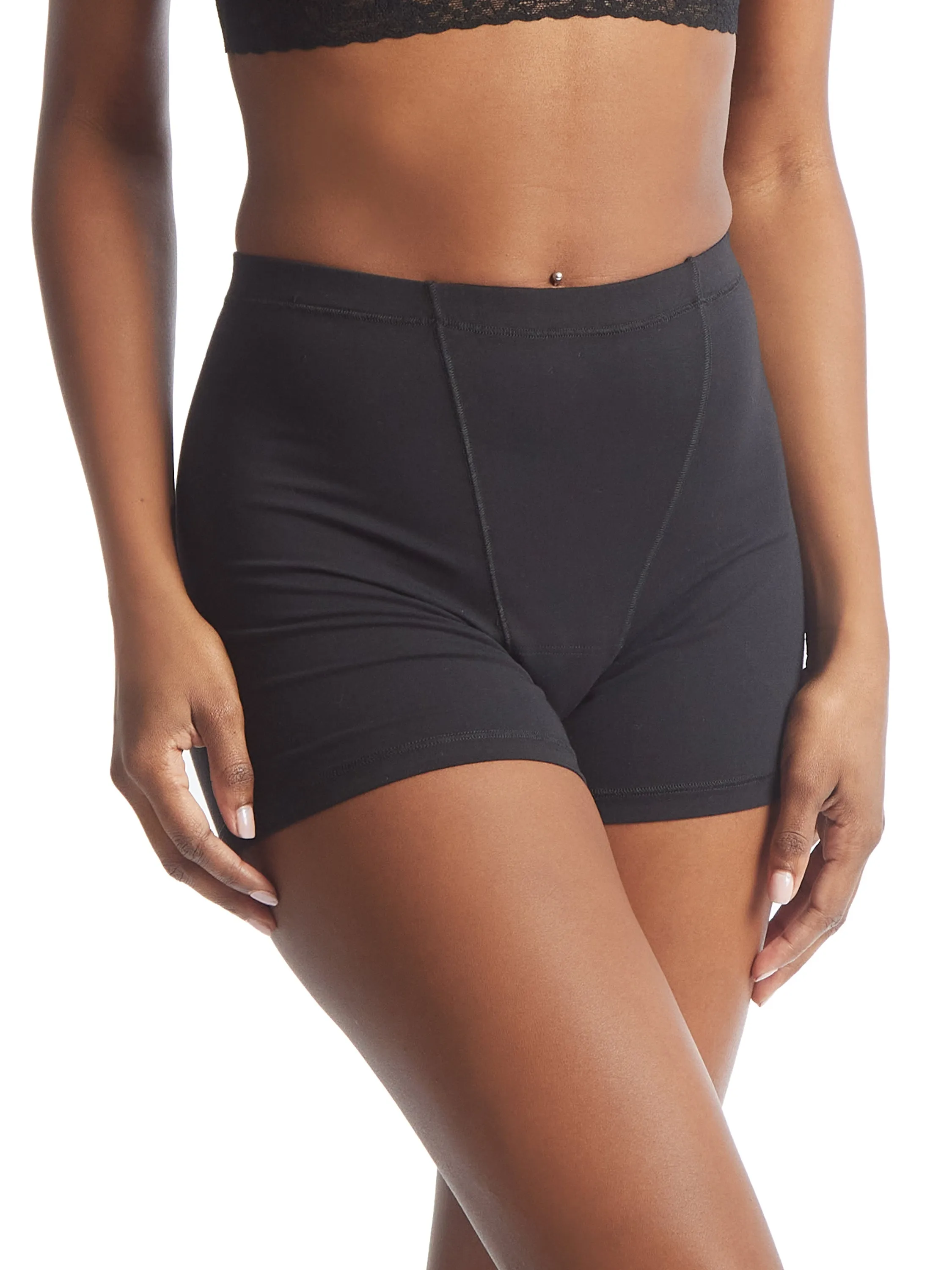 Supima® Cotton Boxer Brief Black