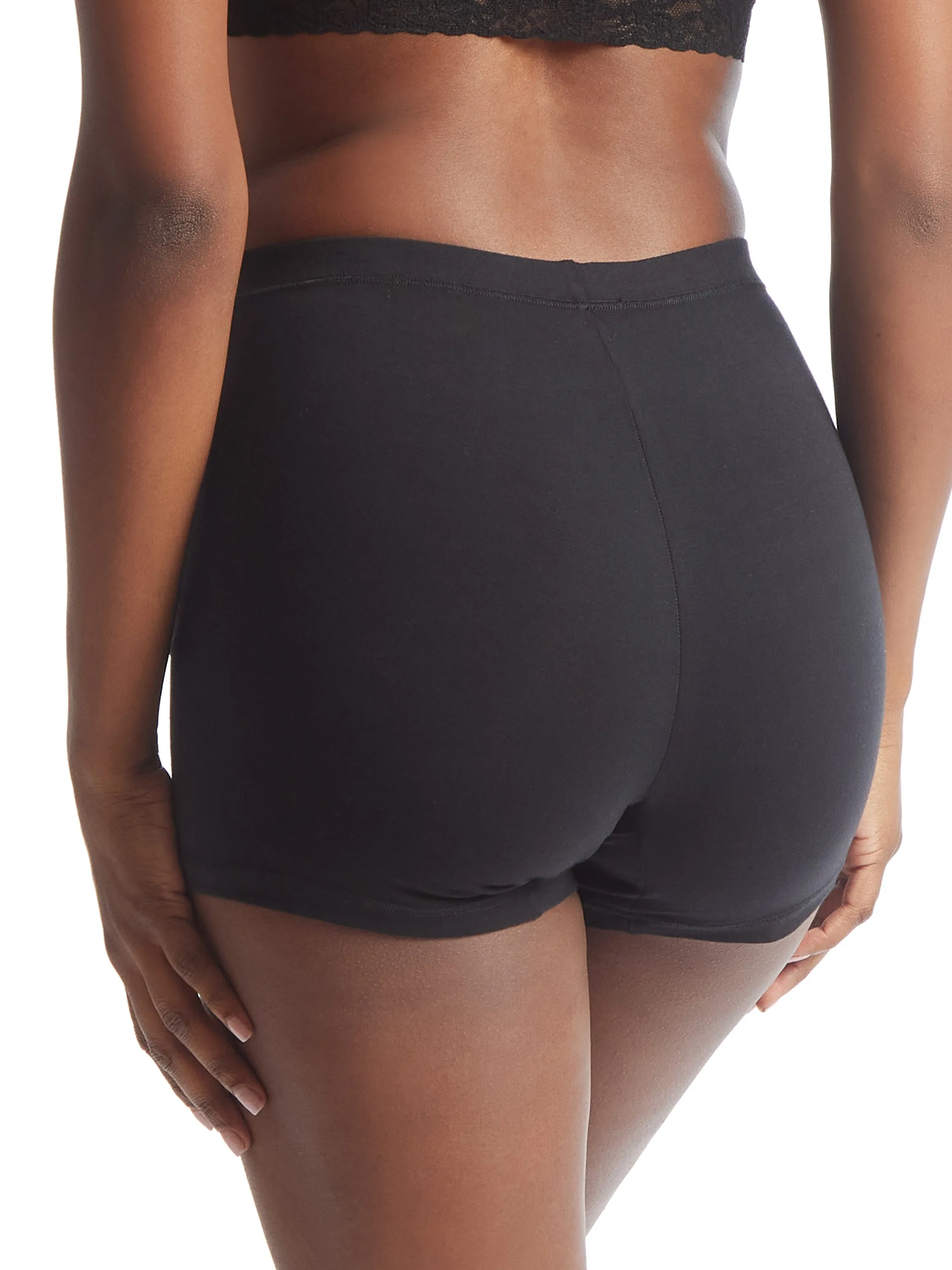 Supima® Cotton Boxer Brief Black