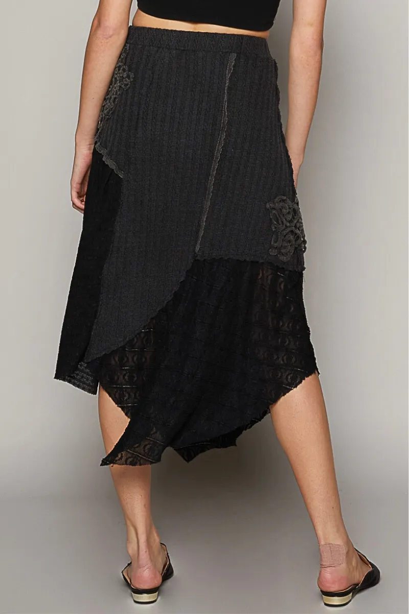 Textured Knit Skirt