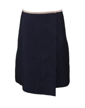 Textured Wrap Skirt