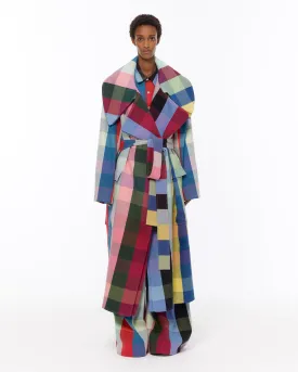 The Double Lapel Overcoat : Plaid