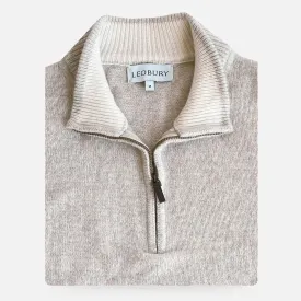 The Oatmeal Heather Ashton Quarter-Zip Sweater