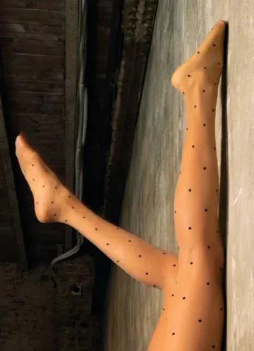 Trasparenze Anguria Polka Dot Thigh Highs