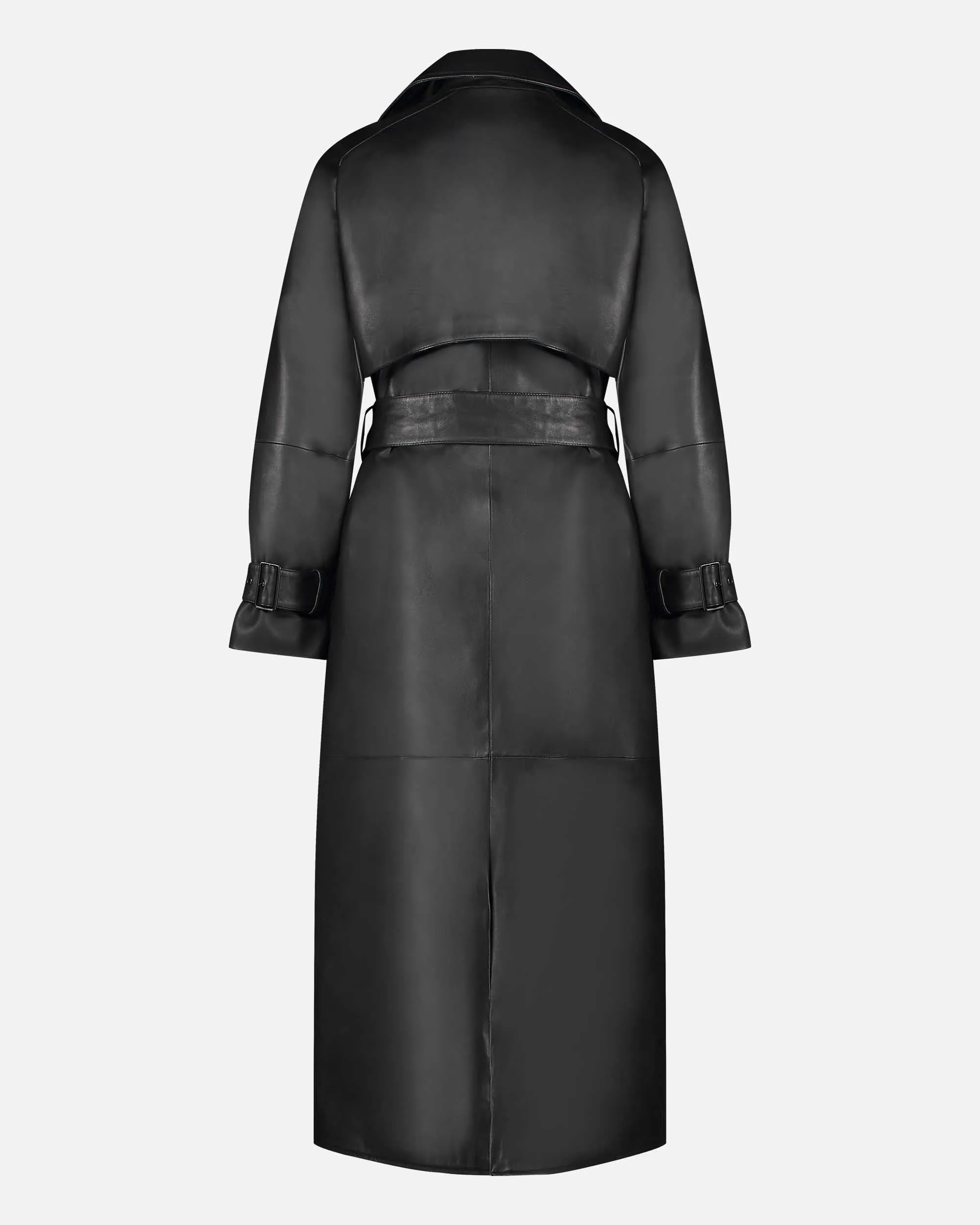 Venice | Leather Trench Coat