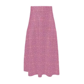 Water Wonder Pink Midi Skirt