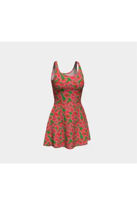 Watermelon Woman Flare Dress