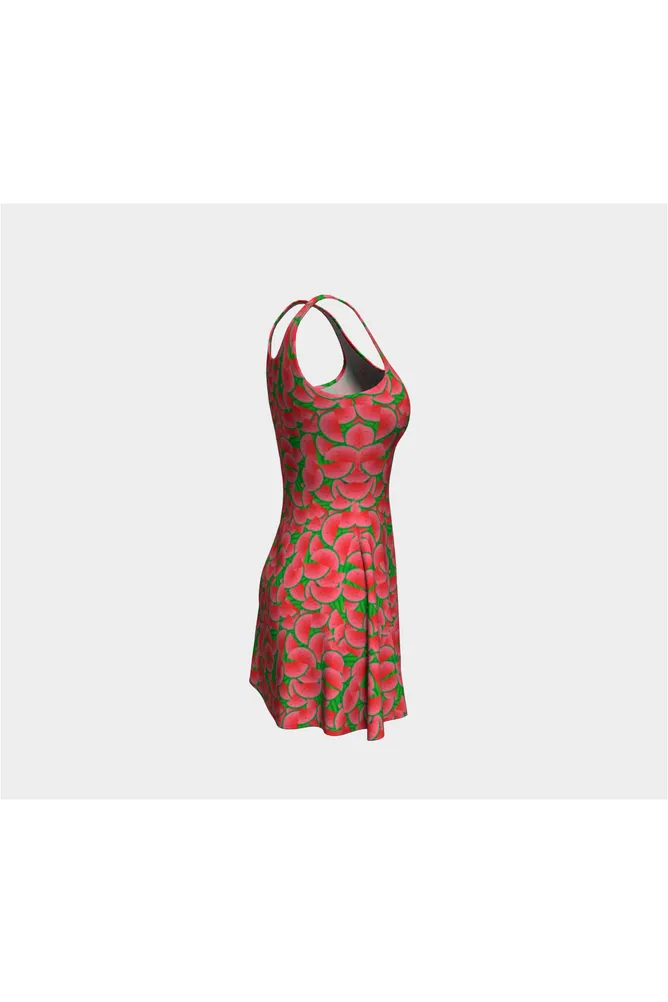 Watermelon Woman Flare Dress